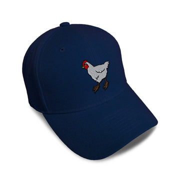 Kids Baseball Hat Farm Chicken Embroidery Toddler Cap Cotton