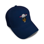 Kids Baseball Hat Funny Cow Face Embroidery Toddler Cap Cotton - Cute Rascals