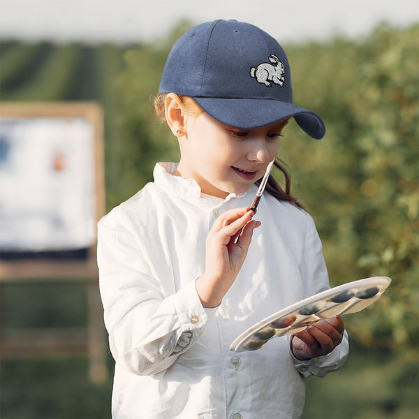 Toddler black 2024 baseball cap