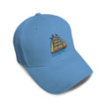 Kids Baseball Hat Clipper Ship Embroidery Toddler Cap Cotton