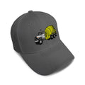 Kids Baseball Hat Cement Truck B Embroidery Toddler Cap Cotton