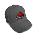 Kids Baseball Hat Snub Nose Tow Truck Embroidery Toddler Cap Cotton