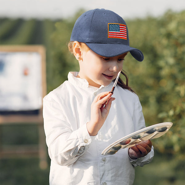 Kids Baseball Hat American Embroidery Toddler Cap Cotton - Cute Rascals