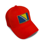 Kids Baseball Hat Bosnia and Herzegovina Embroidery Toddler Cap Cotton - Cute Rascals