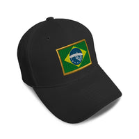 Kids Baseball Hat Brazil Embroidery Toddler Cap Cotton - Cute Rascals