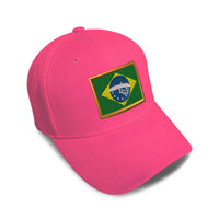 Kids Baseball Hat Brazil Embroidery Toddler Cap Cotton - Cute Rascals