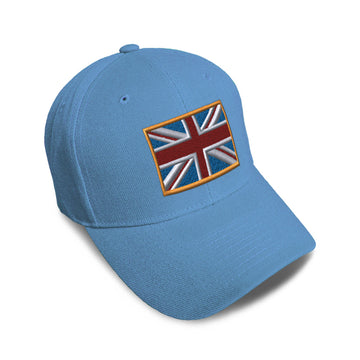 Kids Baseball Hat British Embroidery Toddler Cap Cotton