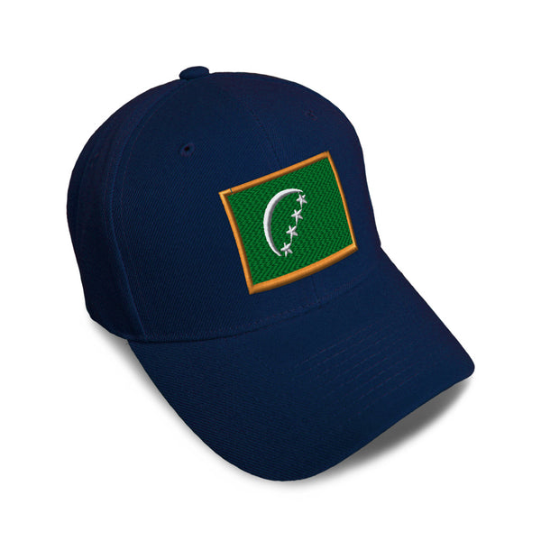 Kids Baseball Hat Comoros Embroidery Toddler Cap Cotton - Cute Rascals