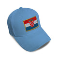 Kids Baseball Hat Croatia Embroidery Toddler Cap Cotton