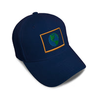 Kids Baseball Hat Earth Flag A Embroidery Toddler Cap Cotton - Cute Rascals