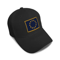 Kids Baseball Hat European Union Embroidery Toddler Cap Cotton - Cute Rascals