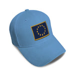 Kids Baseball Hat European Union Embroidery Toddler Cap Cotton - Cute Rascals