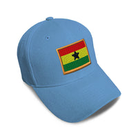 Kids Baseball Hat Ghana Embroidery Toddler Cap Cotton - Cute Rascals