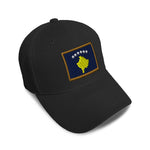 Kids Baseball Hat Kosovo Embroidery Toddler Cap Cotton - Cute Rascals