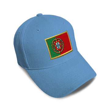 Kids Baseball Hat Portugal Embroidery Toddler Cap Cotton