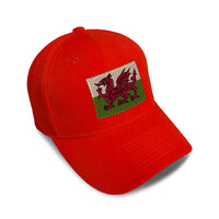 Kids Baseball Hat Wales Embroidery Toddler Cap Cotton - Cute Rascals