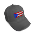 Kids Baseball Hat Puerto Rico Map Flag Embroidery Toddler Cap Cotton