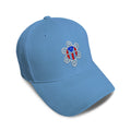 Kids Baseball Hat Puerto Rico Flag Sol Taino A Embroidery Toddler Cap Cotton