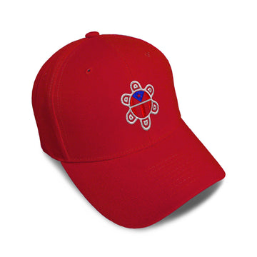 Kids Baseball Hat Puerto Rico Flag Sol Taino A Embroidery Toddler Cap Cotton