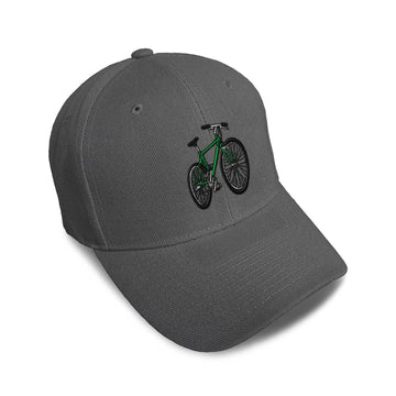 Kids Baseball Hat Mountain Green Bike Embroidery Toddler Cap Cotton