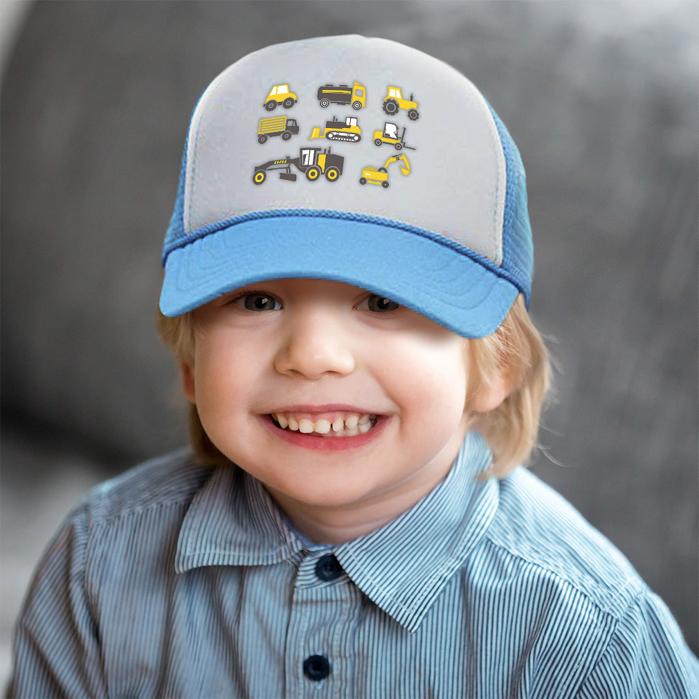 KC Trucker Hat - Bright Blue - Toddler - Carly Rae Studio