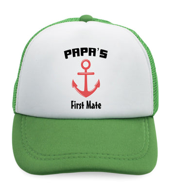 Cute Rascals® kids Trucker Hats Papa's Fishing Buddy Dad Father's