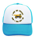 Kids Trucker Hats I like Big Trucks and I Can Not Lie Trucks Baseball Cap Cotton