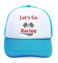 Kids Trucker Hats Let's Go Racing Boys Hats & Girls Hats Baseball Cap Cotton