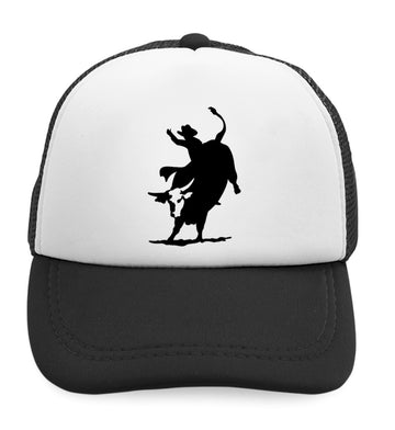 Kids Trucker Hats Rodeo Cowboy Bull Riding Boys Hats & Girls Hats Cotton