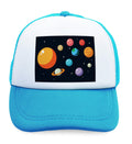 Kids Trucker Hats Our Solar System Planets Funny Humor Boys Hats & Girls Hats