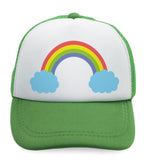 Kids Trucker Hats Cute Rainbow Boys Hats & Girls Hats Baseball Cap Cotton - Cute Rascals