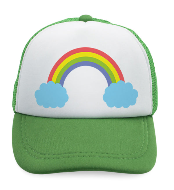 Kids Trucker Hats Cute Rainbow Boys Hats & Girls Hats Baseball Cap Cotton - Cute Rascals