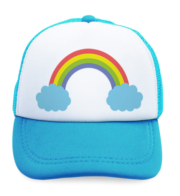 Kids Trucker Hats Cute Rainbow Boys Hats & Girls Hats Baseball Cap Cotton - Cute Rascals