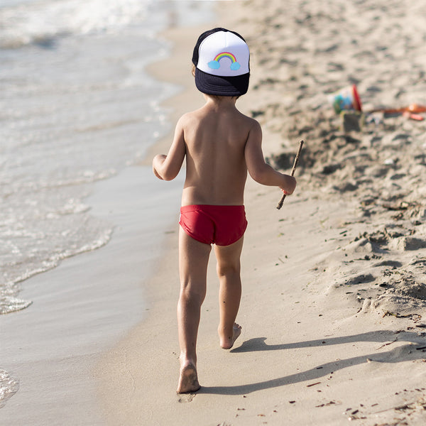 Kids Trucker Hats Cute Rainbow Boys Hats & Girls Hats Baseball Cap Cotton - Cute Rascals