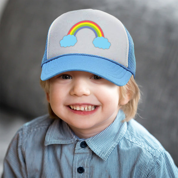 Kids Trucker Hats Cute Rainbow Boys Hats & Girls Hats Baseball Cap Cotton - Cute Rascals