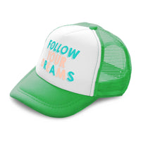 Kids Trucker Hats Follow Your Dreams A Boys Hats & Girls Hats Cotton - Cute Rascals