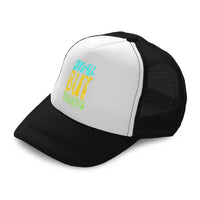 Kids Trucker Hats Small but Mighty A Boys Hats & Girls Hats Baseball Cap Cotton - Cute Rascals