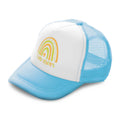 Kids Trucker Hats I Help Others Heart Rainbow Boys Hats & Girls Hats Cotton