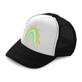 Kids Trucker Hats I Respect My Body Rainbow Boys Hats & Girls Hats Cotton