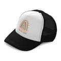 Kids Trucker Hats Challenges Help Me Grow Rainbow Boys Hats & Girls Hats Cotton