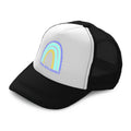 Kids Trucker Hats I Speak with Respect Rainbow Boys Hats & Girls Hats Cotton