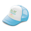 Kids Trucker Hats All of My Problems Have Solutions Boys Hats & Girls Hats