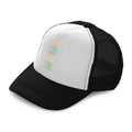 Kids Trucker Hats I Think I Can I Know I Can Boys Hats & Girls Hats Cotton