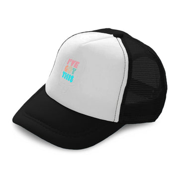 Kids Trucker Hats I Have Got This Boat Wheel Boys Hats & Girls Hats Cotton