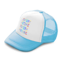 Kids Trucker Hats Future Boys Hats & Girls Hats Baseball Cap Cotton - Cute Rascals