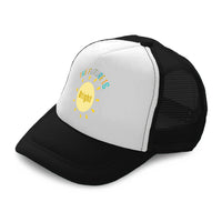 Kids Trucker Hats The Future Is Bright Sun Boys Hats & Girls Hats Cotton - Cute Rascals