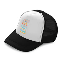 Kids Trucker Hats Dream Believe Do Repeat Boys Hats & Girls Hats Cotton - Cute Rascals