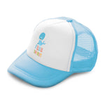 Kids Trucker Hats Free Spirit Seal Boys Hats & Girls Hats Baseball Cap Cotton - Cute Rascals