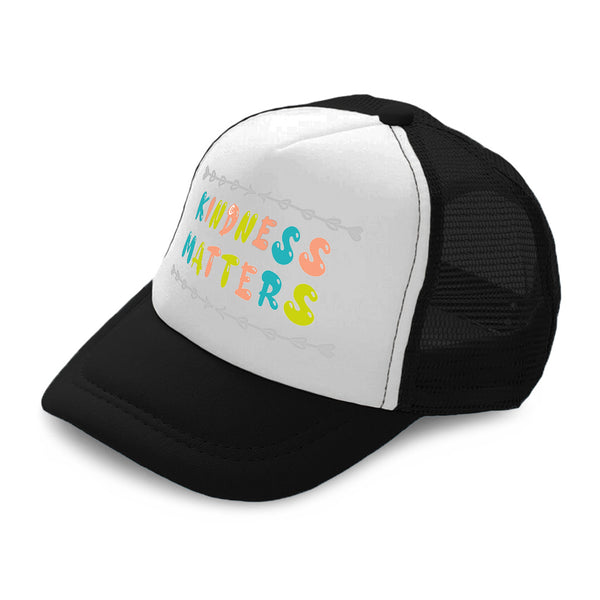 Kids Trucker Hats Kindness Matters Arrow B Boys Hats & Girls Hats Cotton - Cute Rascals
