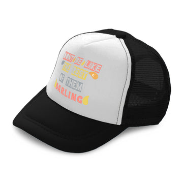 Kids Trucker Hats Do Not Be like The Rest of Them Darling Boys Hats & Girls Hats